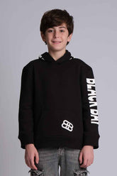 BASIC HOODIE BLACK KIDS