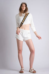 WHITE SHERPA CO-ORD SET