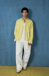 COASTAL AMARILLO STRIPE SHIRT
