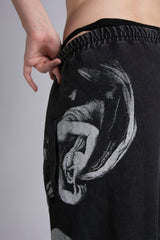 GRAPHIC-PRINT TRACK PANTS INSPIRED BY RENAISSANCE PAINTINGS
