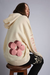 WEATHERED HOODIE IN BIEGE