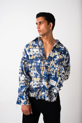 BLU CHAOS PLAID SHIRT