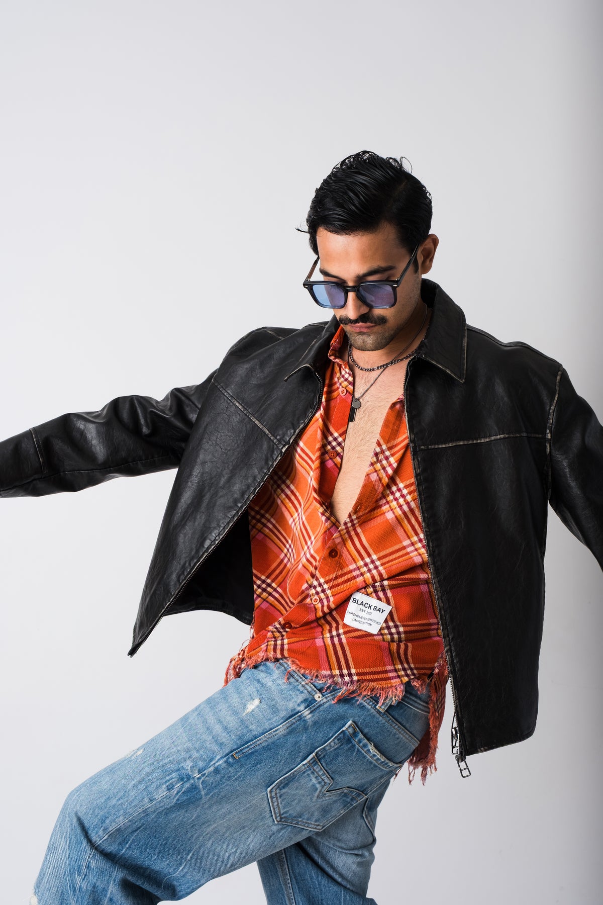 THE RIOT RAW EDGE PLAID SHIRT