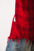 BLOODLINE FLANNEL RAW EDGE SHIRT