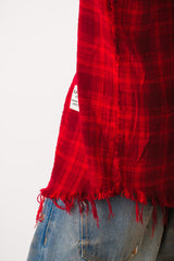 BLOODLINE FLANNEL RAW EDGE SHIRT