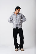 THE RUIN DISTRESSED PLAID SHIRT