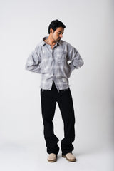 THE RUIN DISTRESSED PLAID SHIRT