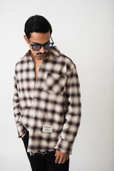 NOIR DRIFT RAW EDGE SHIRT