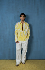 COASTAL AMARILLO STRIPE SHIRT