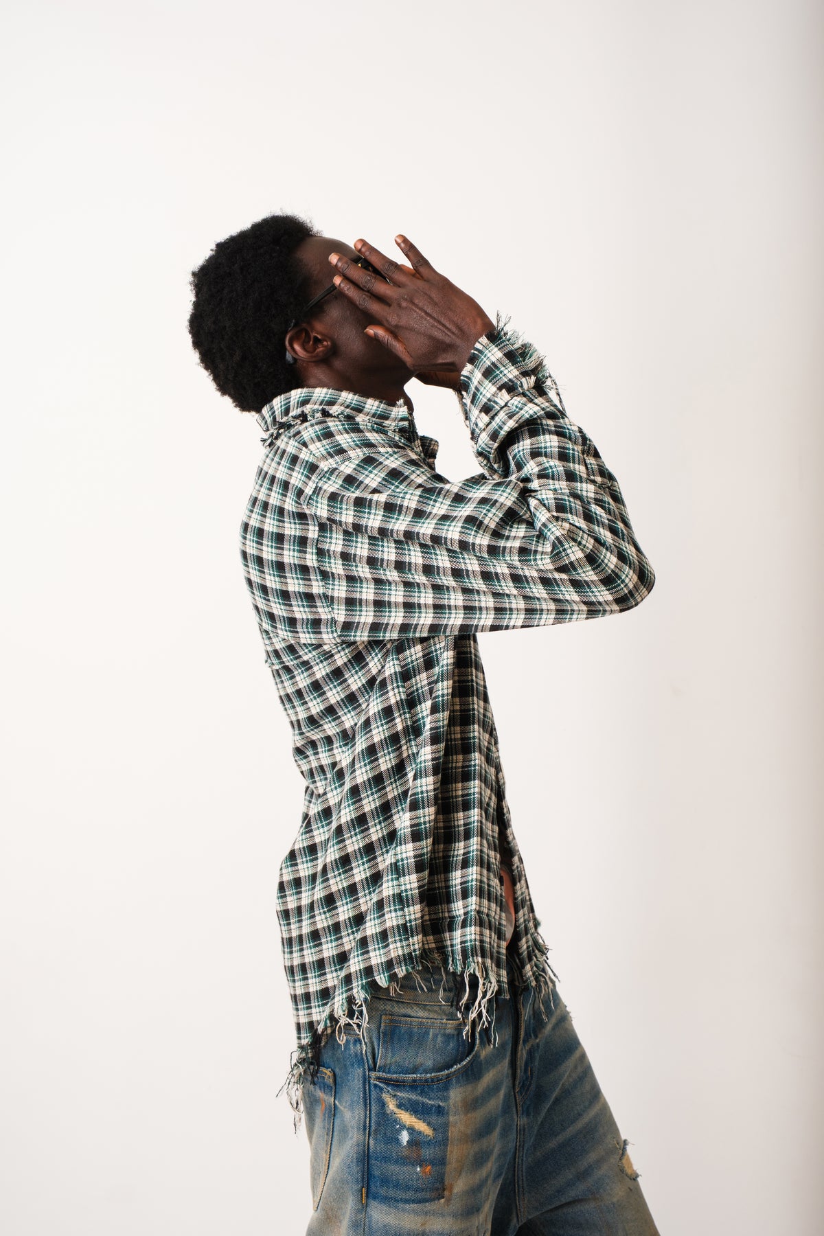MOSS RIOT PLAID SHIRT
