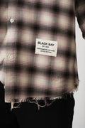 NOIR DRIFT RAW EDGE SHIRT