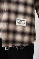 NOIR DRIFT RAW EDGE SHIRT