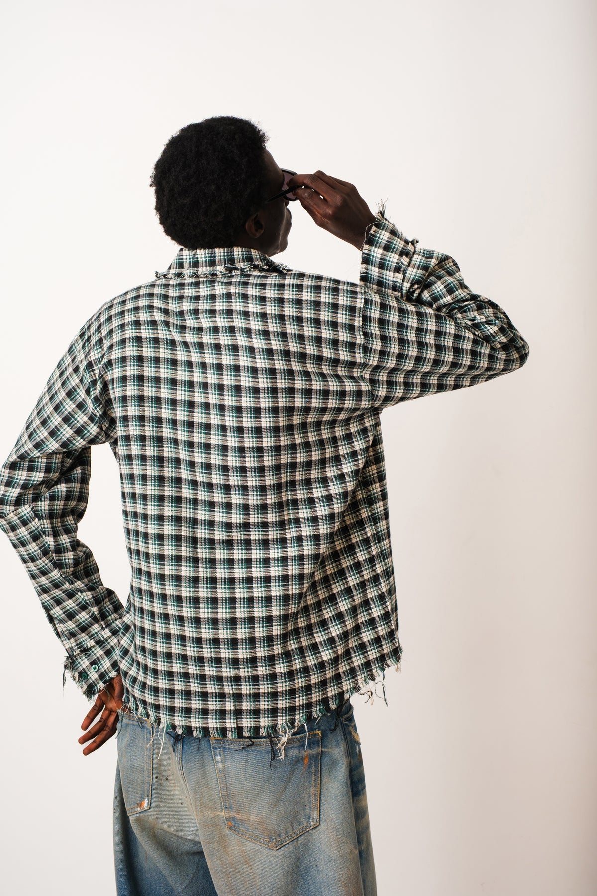 MOSS RIOT PLAID SHIRT