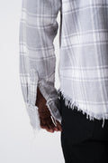 THE RUIN DISTRESSED PLAID SHIRT