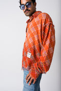 THE RIOT RAW EDGE PLAID SHIRT
