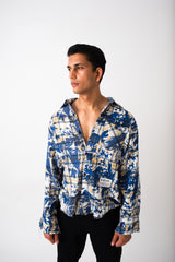 BLU CHAOS PLAID SHIRT