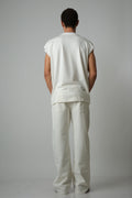 WHITE NOSTALGIA SLEEVELESS TEE
