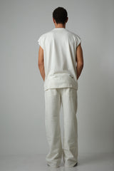 WHITE NOSTALGIA SLEEVELESS TEE