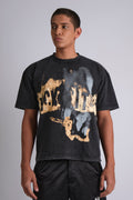 F*CK IT BURNT GRAPHIC PRINT T-SHIRT