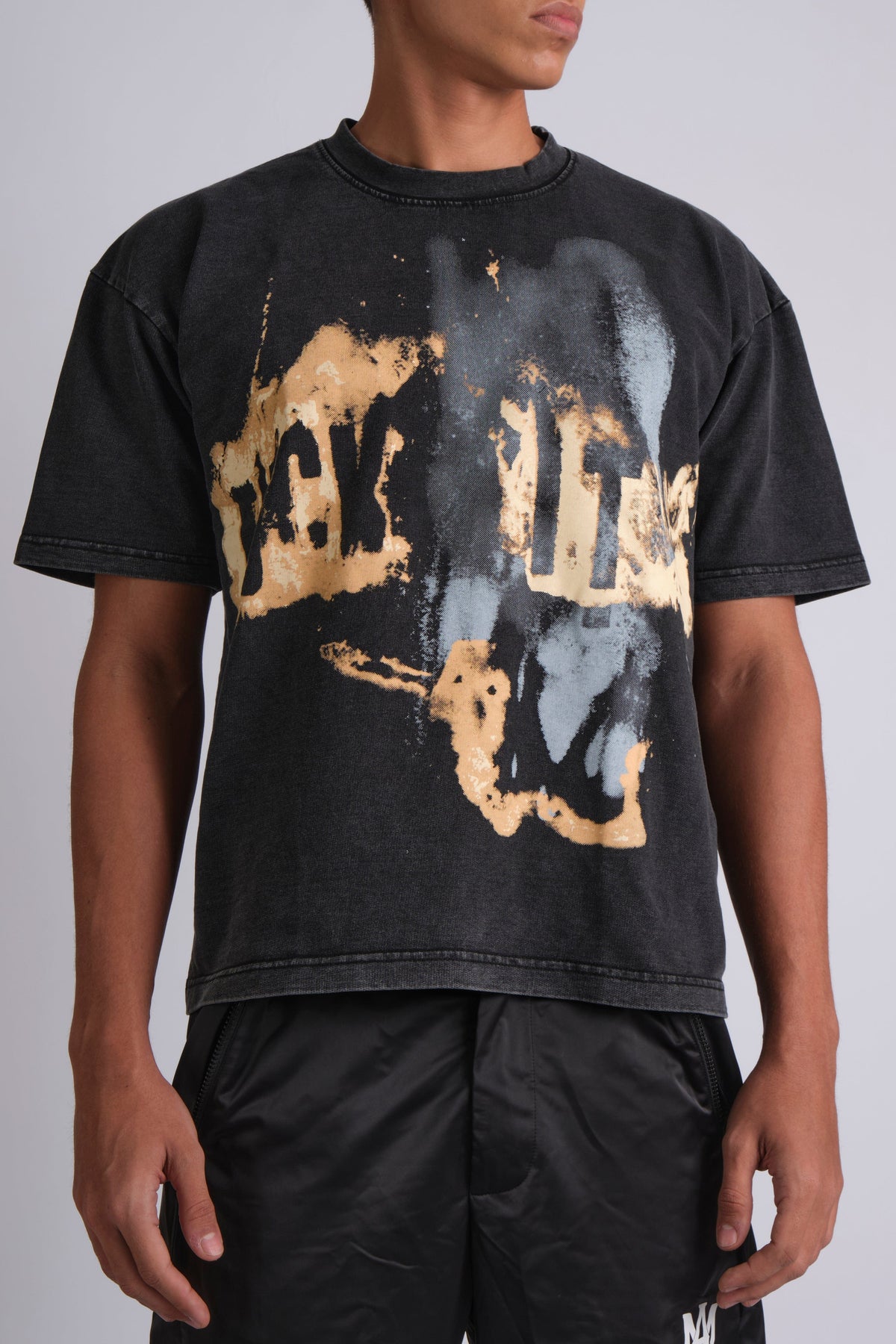 F*CK IT BURNT GRAPHIC PRINT T-SHIRT