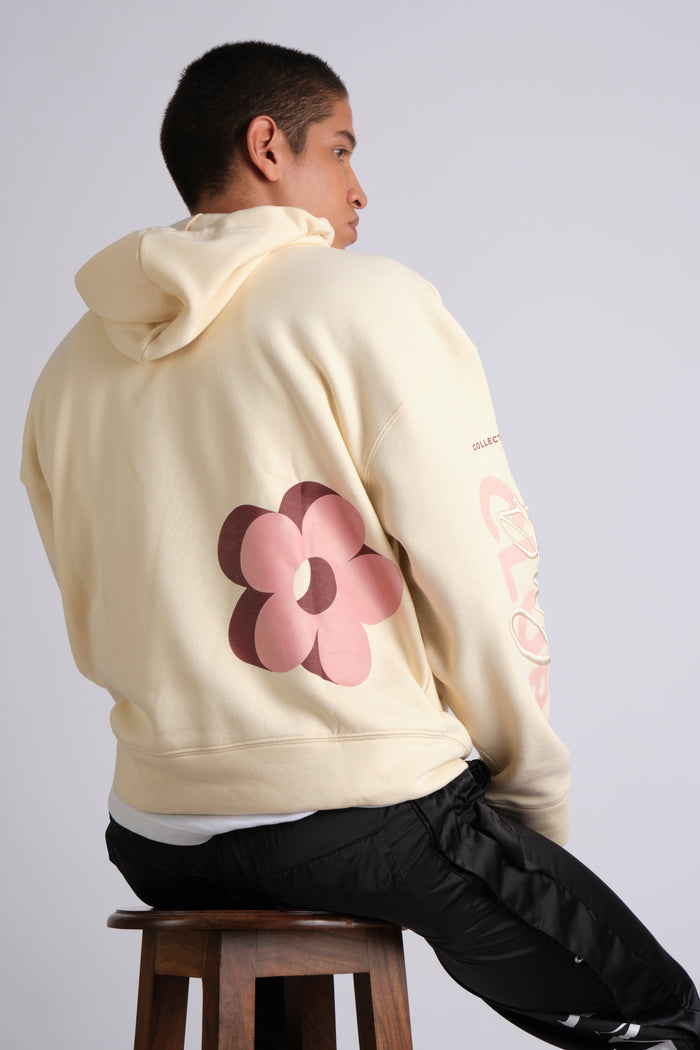 WEATHERED HOODIE IN BIEGE