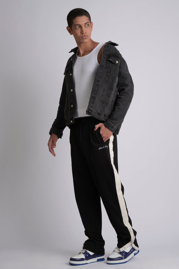 BLACK BAY LOGO PRINT TRACK PANTS