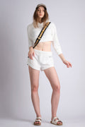 WHITE SHERPA CO-ORD SET