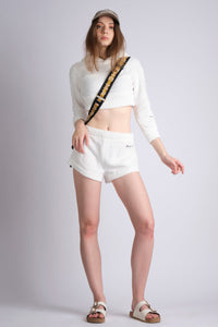 WHITE SHERPA CO-ORD SET