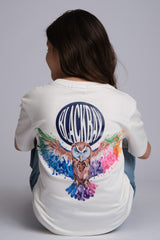 WHITE NOCTURNAL T-SHIRT, BLACK BAY CLUB KIDS