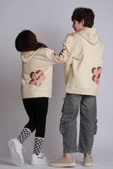 WEATHERED HOODIE IN BEIGE