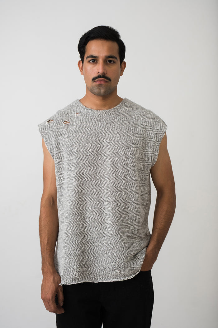 GREY COW BOY T