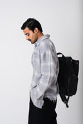 THE RUIN DISTRESSED PLAID SHIRT