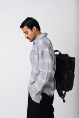 THE RUIN DISTRESSED PLAID SHIRT