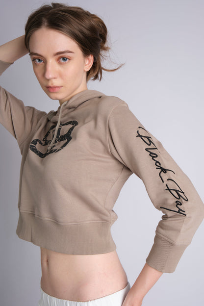 MUSE CROPPED HOODIE