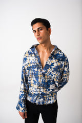 BLU CHAOS PLAID SHIRT
