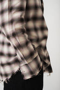 NOIR DRIFT RAW EDGE SHIRT