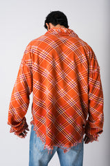 THE RIOT RAW EDGE PLAID SHIRT