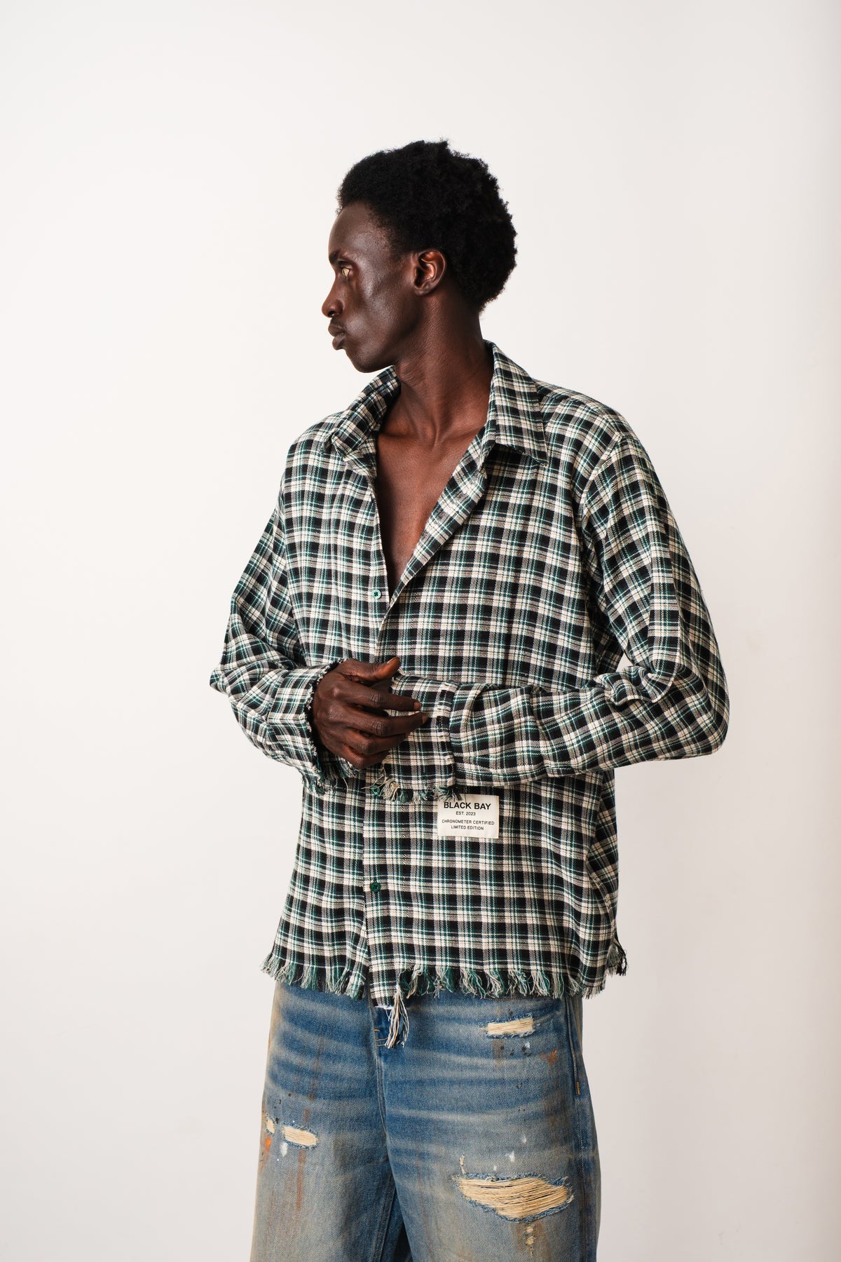 MOSS RIOT PLAID SHIRT