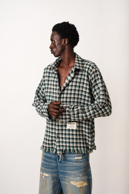MOSS RIOT PLAID SHIRT