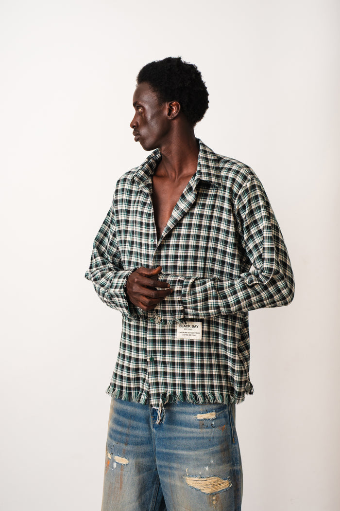 MOSS RIOT PLAID SHIRT