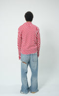 RED CÔTE FRAYED SHIRT