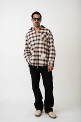 NOIR DRIFT RAW EDGE SHIRT