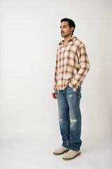 DESERT FADE FLANNEL RAW EDGE SHIRT