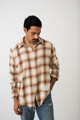 DESERT FADE FLANNEL RAW EDGE SHIRT