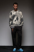 COMPLICATED TRACK PANTS BLACK, DYSTOPIA
