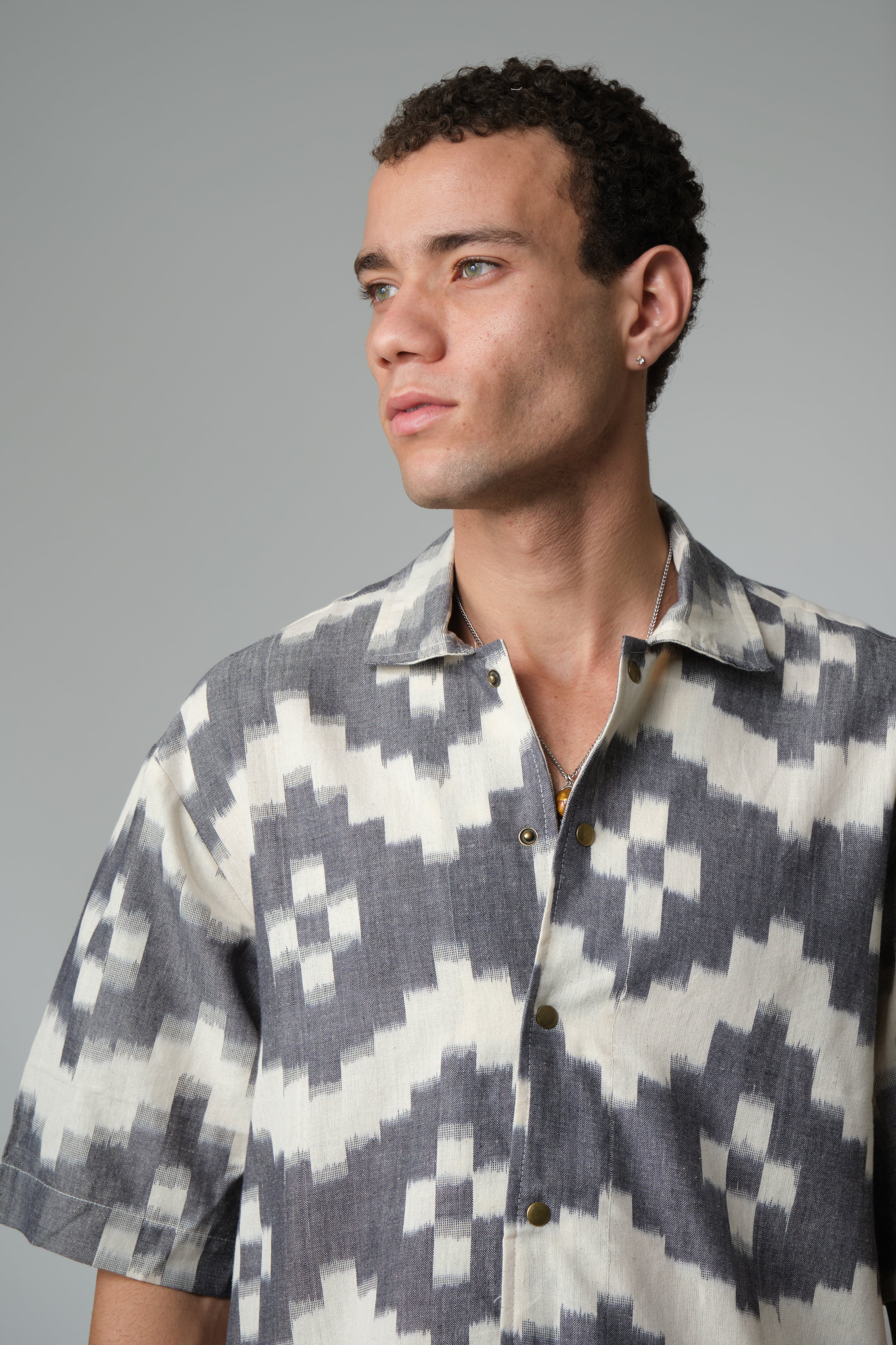 THE IKKAT-KHADI SHIRT