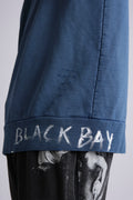 BLU RAW HANDWRITTEN DISTRESSED SWEATSHIRT