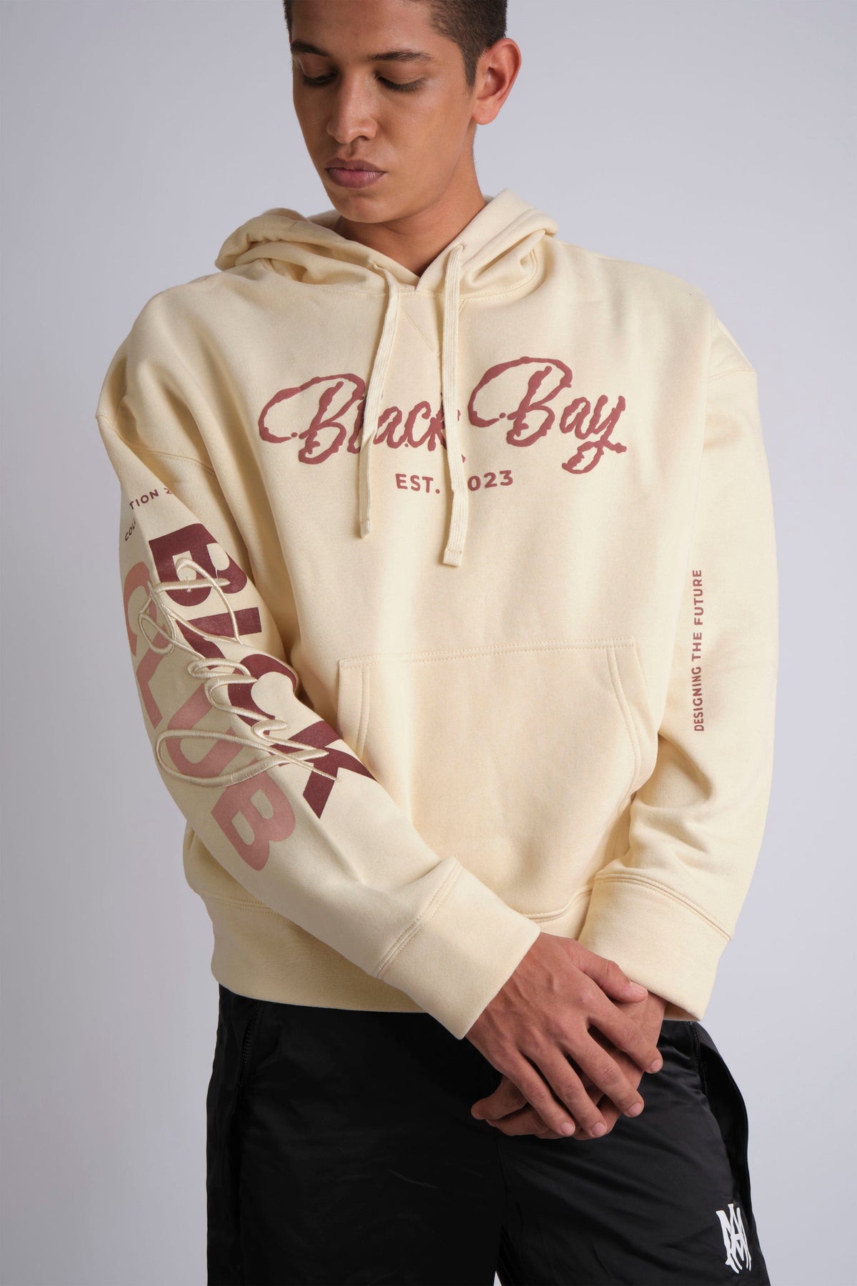 WEATHERED HOODIE IN BIEGE