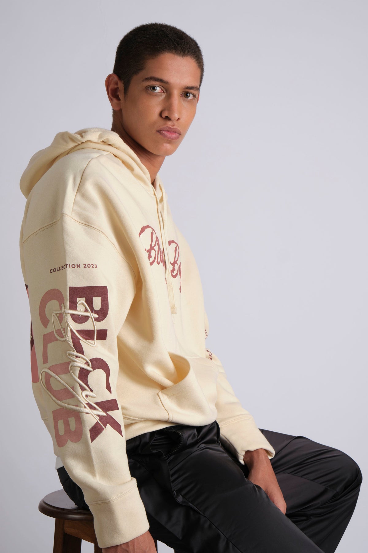 WEATHERED HOODIE IN BIEGE