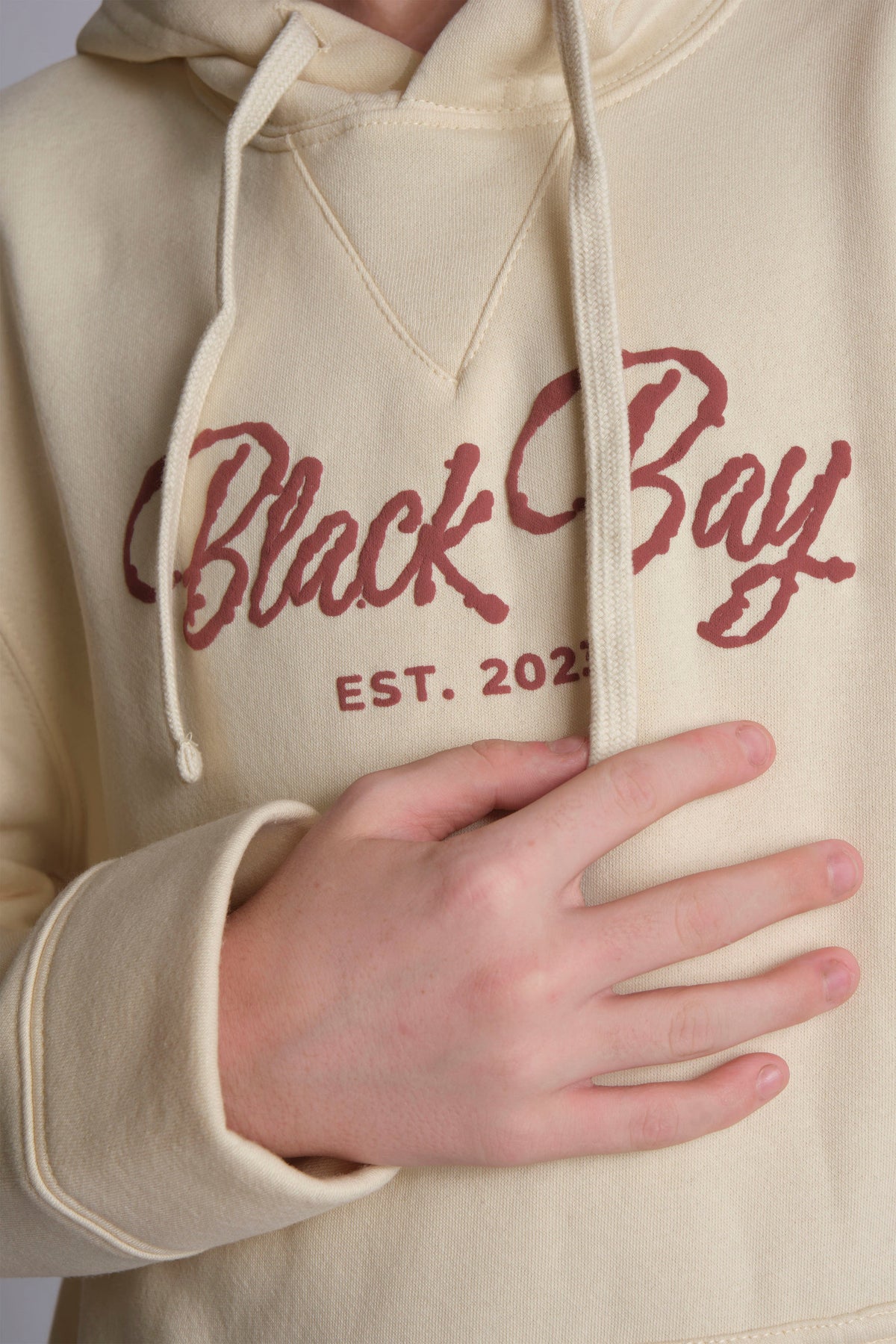WEATHERED HOODIE IN BEIGE